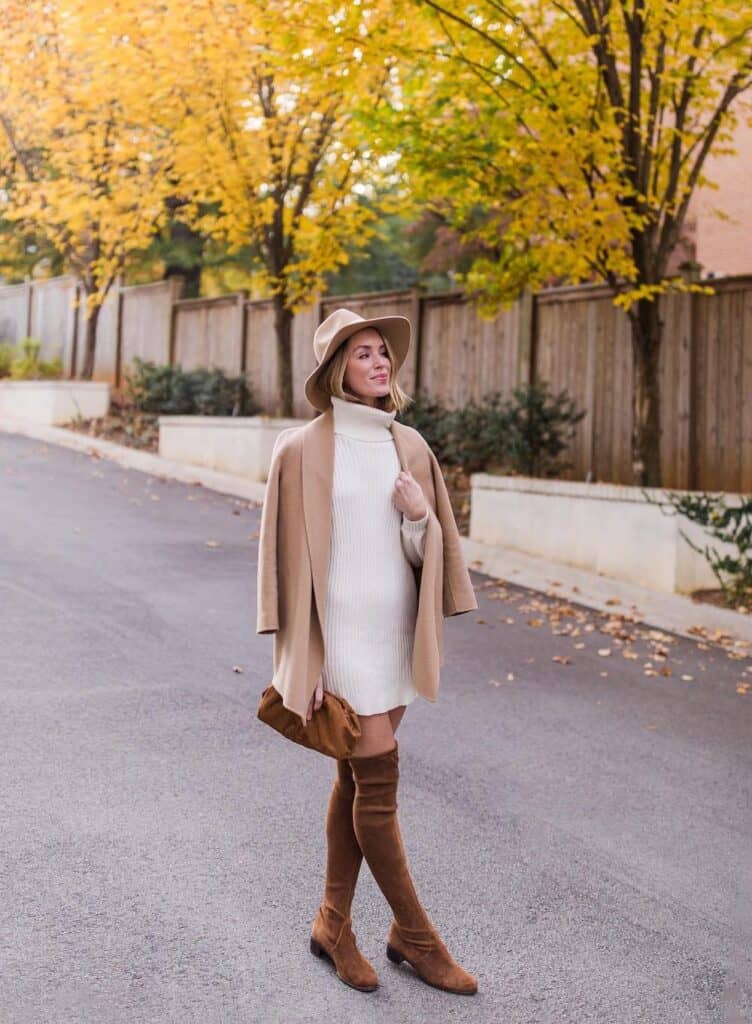 How To Style a Sweater Dress with Boots: 10+ Looks I Love!