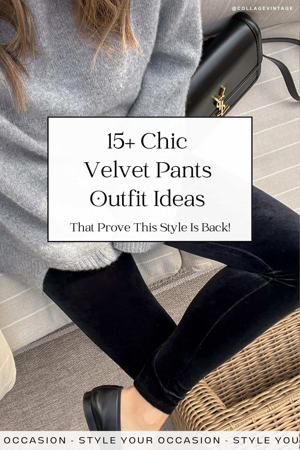 The Velvet Pants Comeback: 15+ Chic Velvet Pants Outfit Ideas