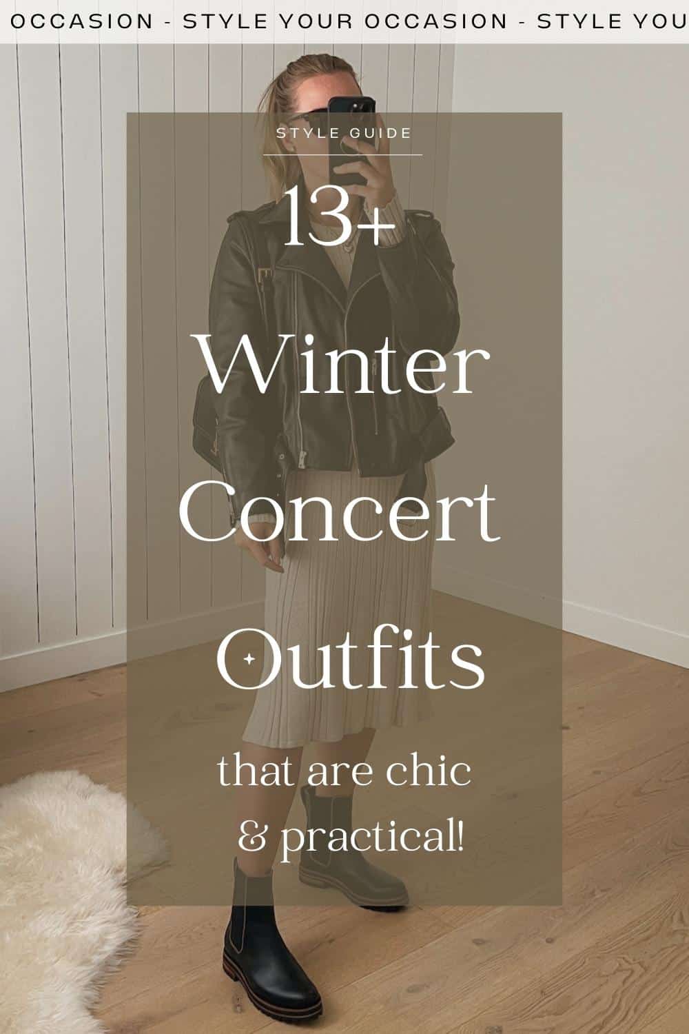 13+ Chic Winter Concert Outfits That Just Make Sense