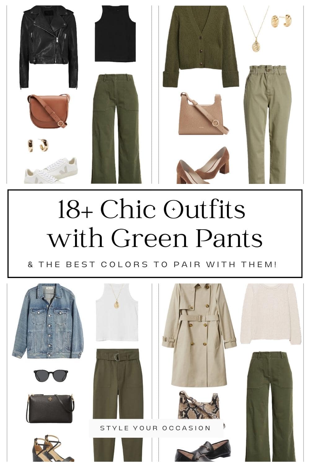 19+ Womens Green Pants Outfits (& Best Colors To Wear With!)