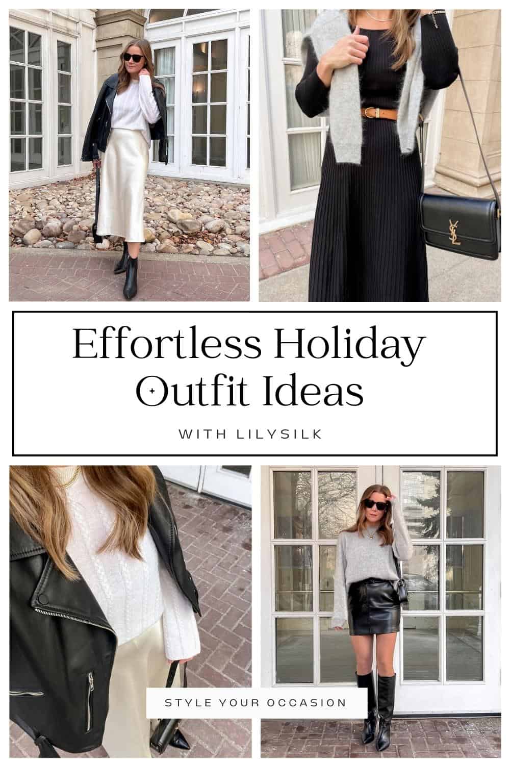 Chic Holiday Outfit Ideas & My Honest LILYSILK Review (2023)