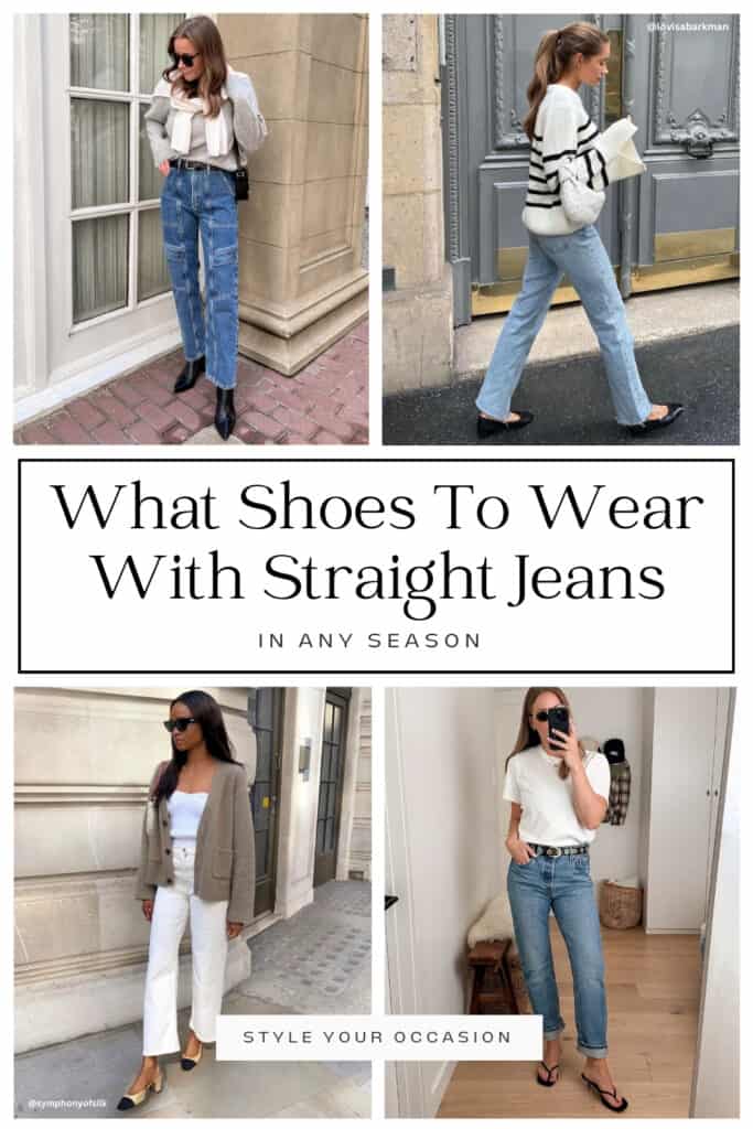 What Shoes To Wear With Straight Leg Jeans in 2024