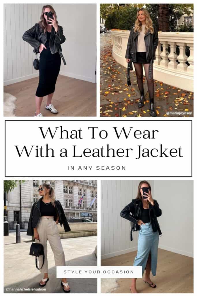 What To Wear With A Leather Jacket - 20+ Chic Looks for 2024