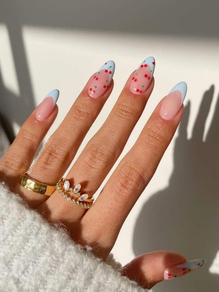 32+ Simple & Cute Spring Nails With A Fresh Vibe for 2024