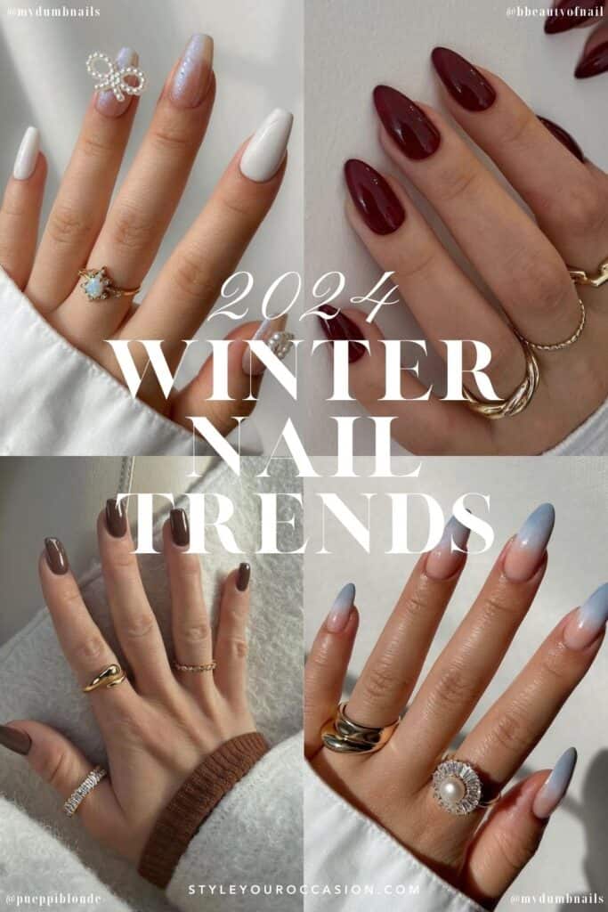 7 Of The Hottest Winter Nail Trends To Try in 2024!