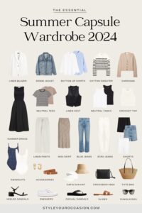 2024 Summer Capsule Wardrobe: Easy & Chic Outfits You'll Love!