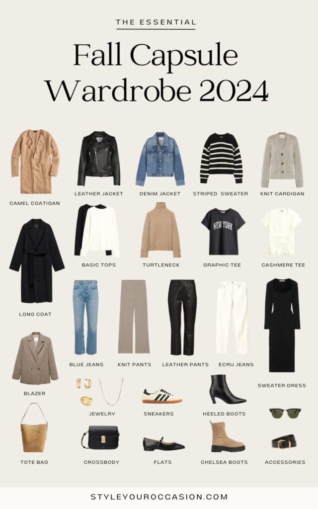 My Essential 2023 Fall Capsule Wardrobe: Minimal & Effortless!