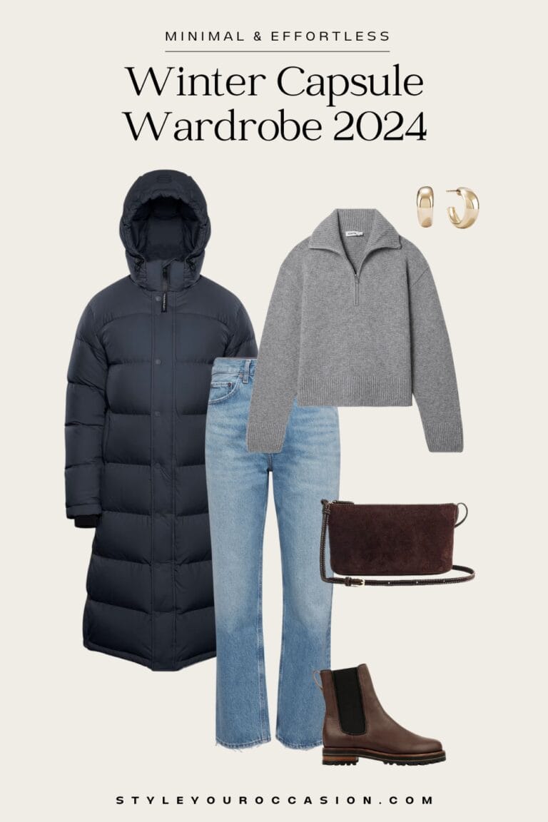 Effortless + Minimal Winter Capsule Wardrobe for 2024-2025