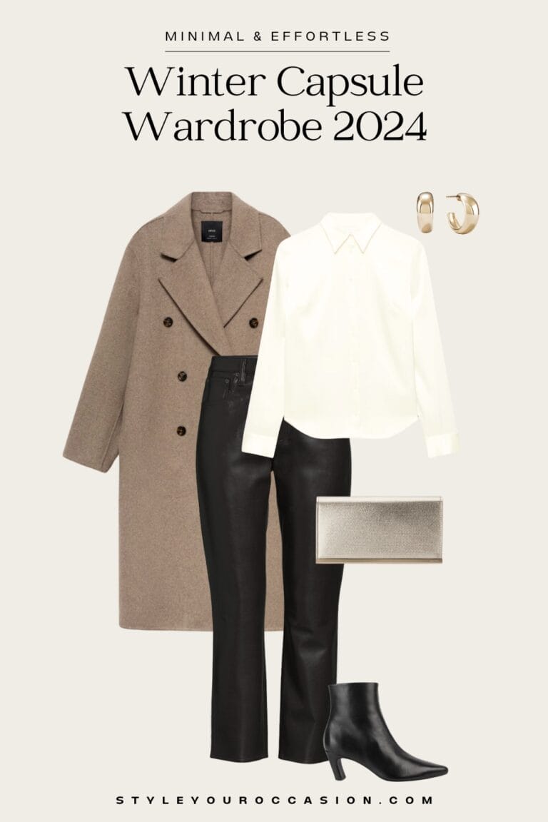 Effortless + Minimal Winter Capsule Wardrobe for 2024-2025