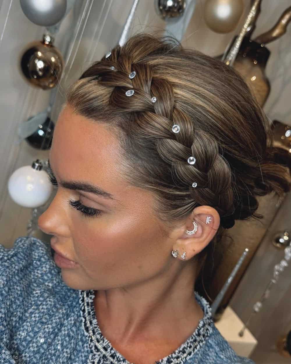 14. Braided Crown Crystals