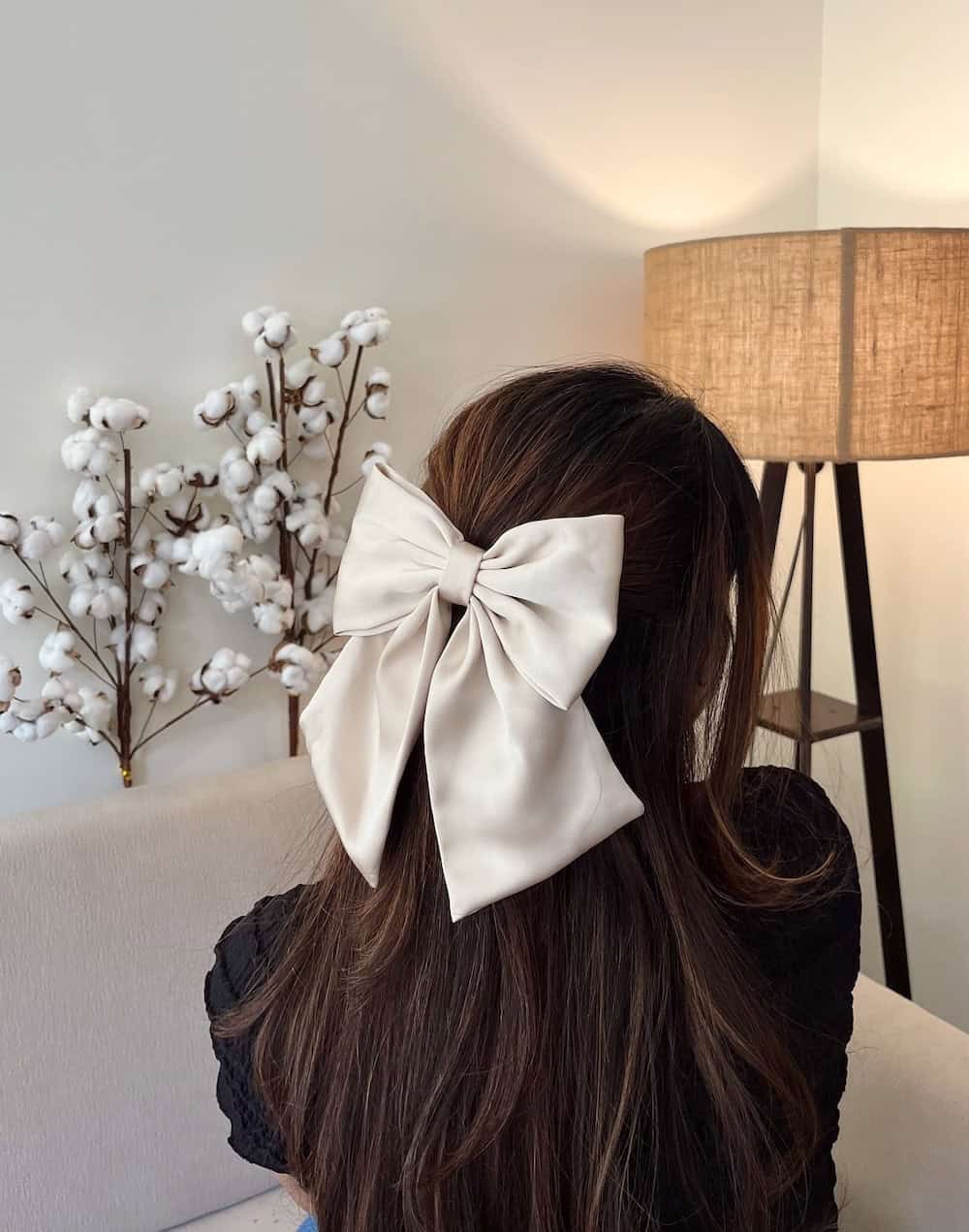 12. Oversized Ivory Scrunchie