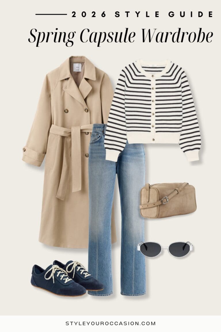 Curated 2026 Spring Capsule Wardrobe: Timeless + On-Trend Versions